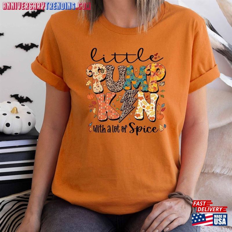 Kids Pumpkin Shirt Little For T-Shirt Unisex