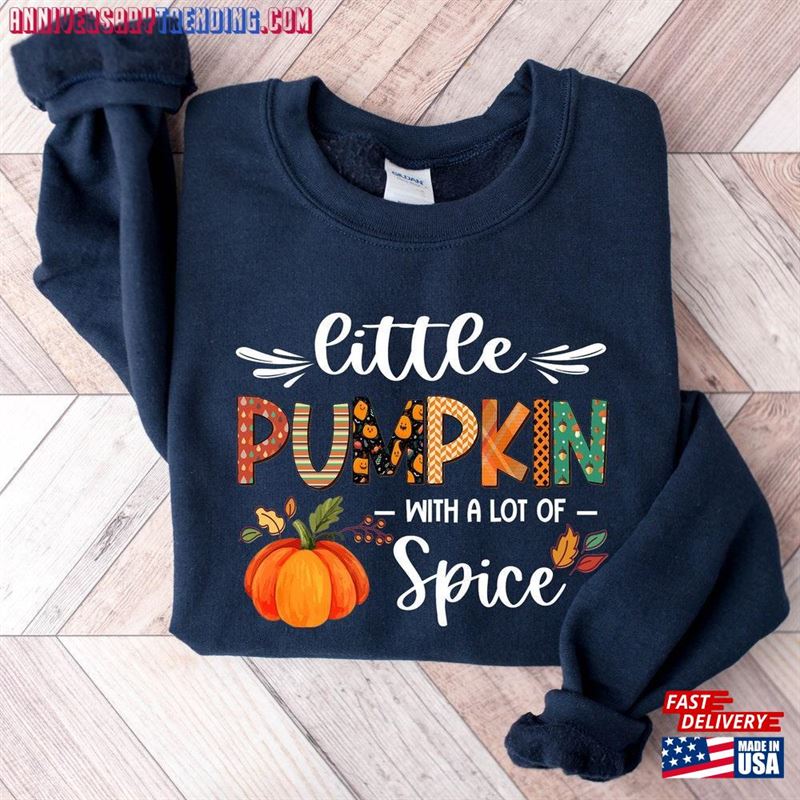 Kids Pumpkin Shirt Little For Unisex Sweatshirt