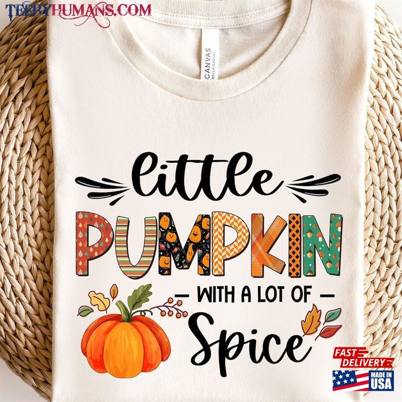 Kids Pumpkin Shirt Little For Unisex T-Shirt