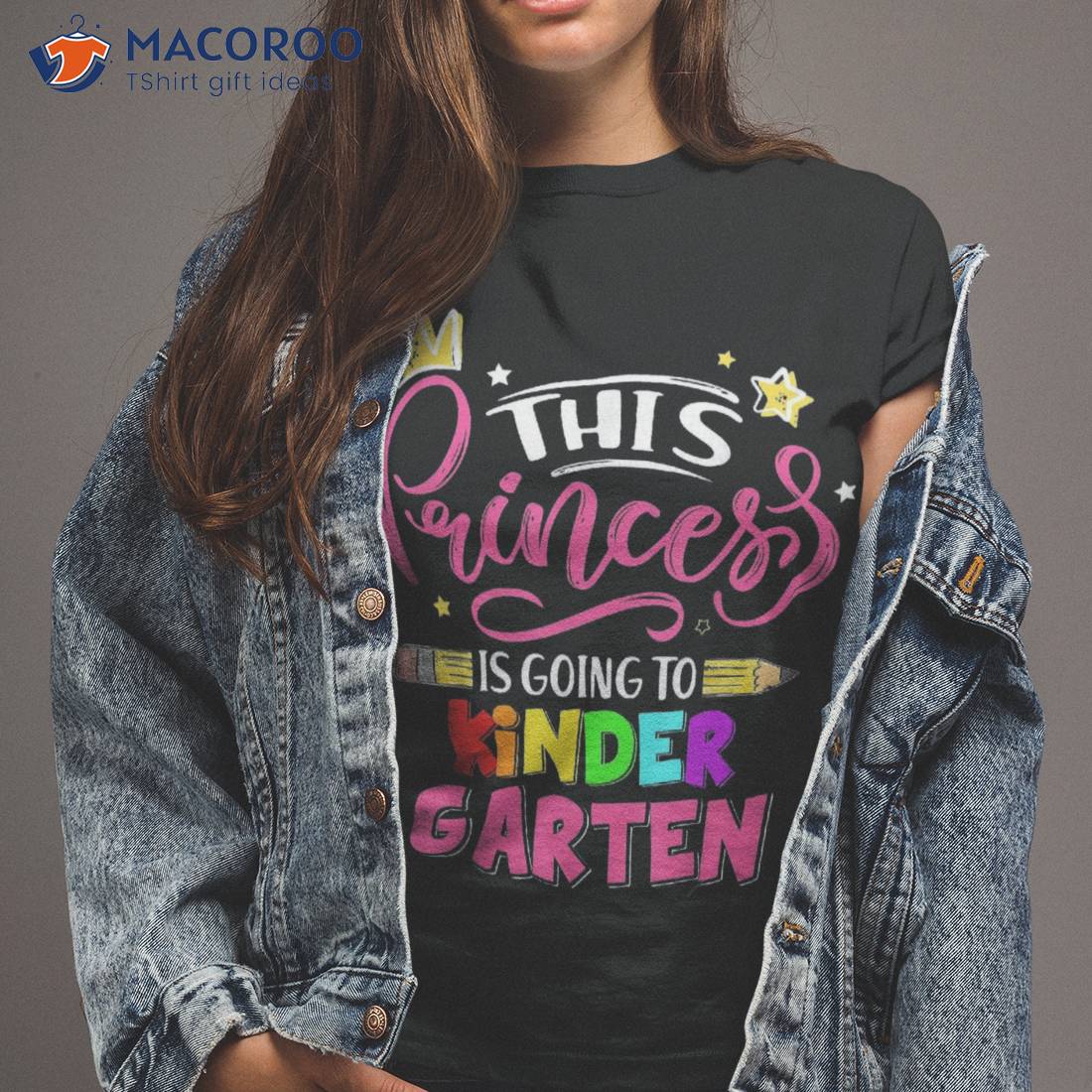 Kids This Princess Is Going To Kindergarten Back School Shirt