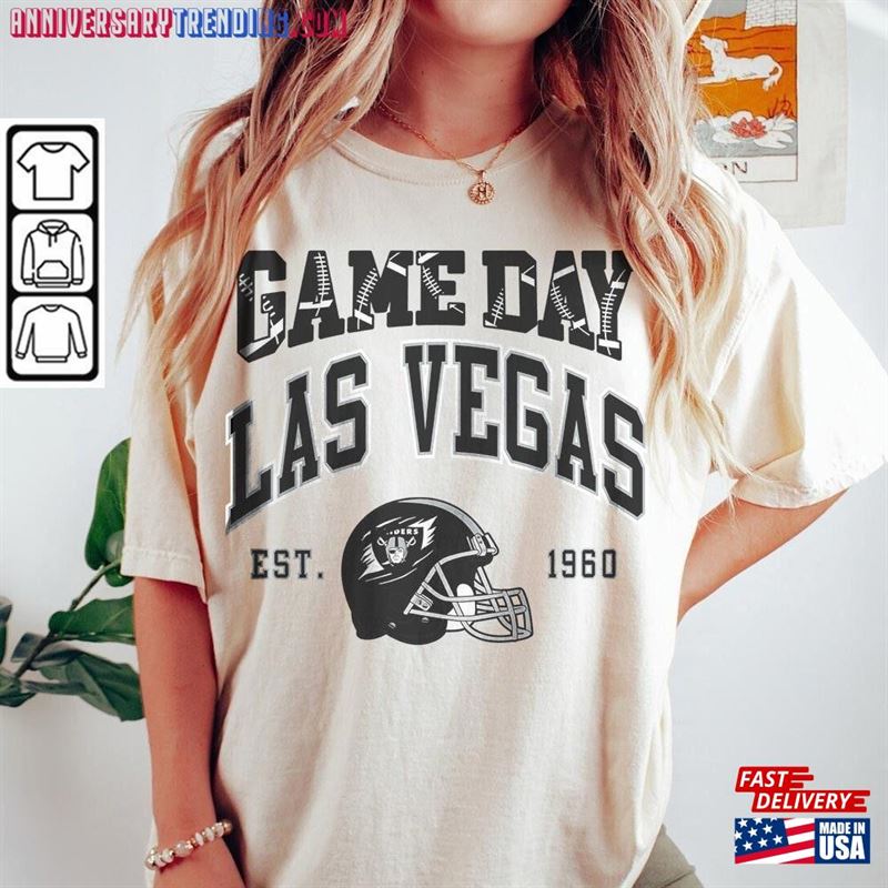 Las Vegas Football Sweatshirt Raider American 90S Vintage Unisex Shirt Graphic Tee Hoodie