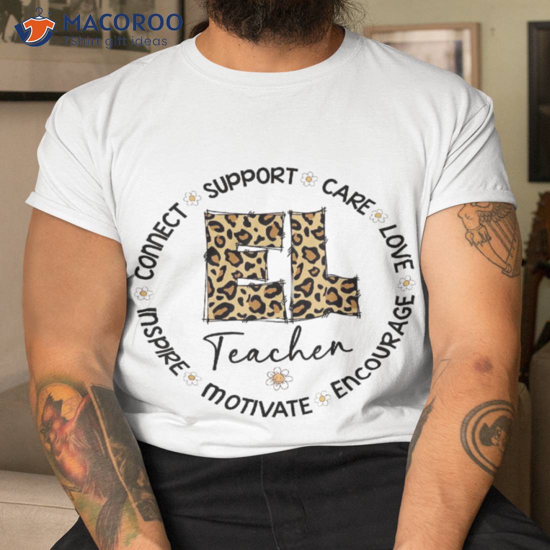 Leopard El Teacher Appreciation Week Back To School Shirt