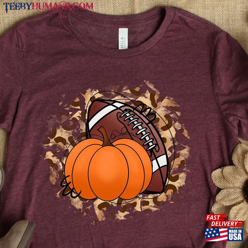 Leopard Pumpkin Shirt Cheetah Thanksgiving T-Shirt Unisex