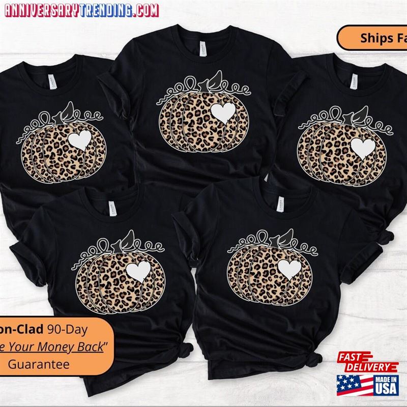 Leopard Pumpkin Shirt Classic Hoodie