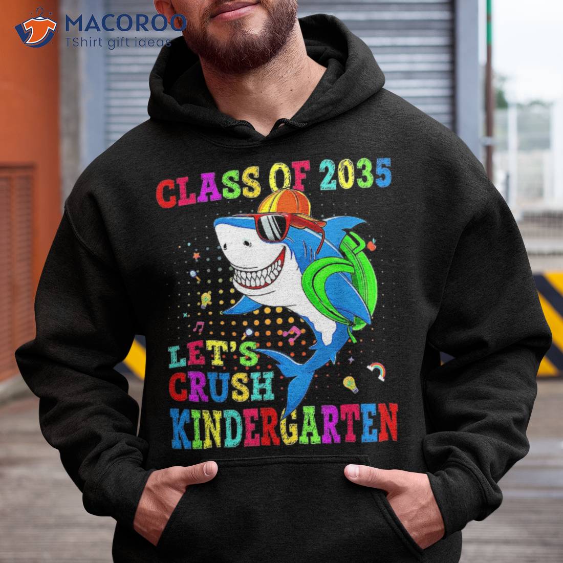 Let’s Crush Kindergarten Shark Back To School Class Of 2035 Shirt