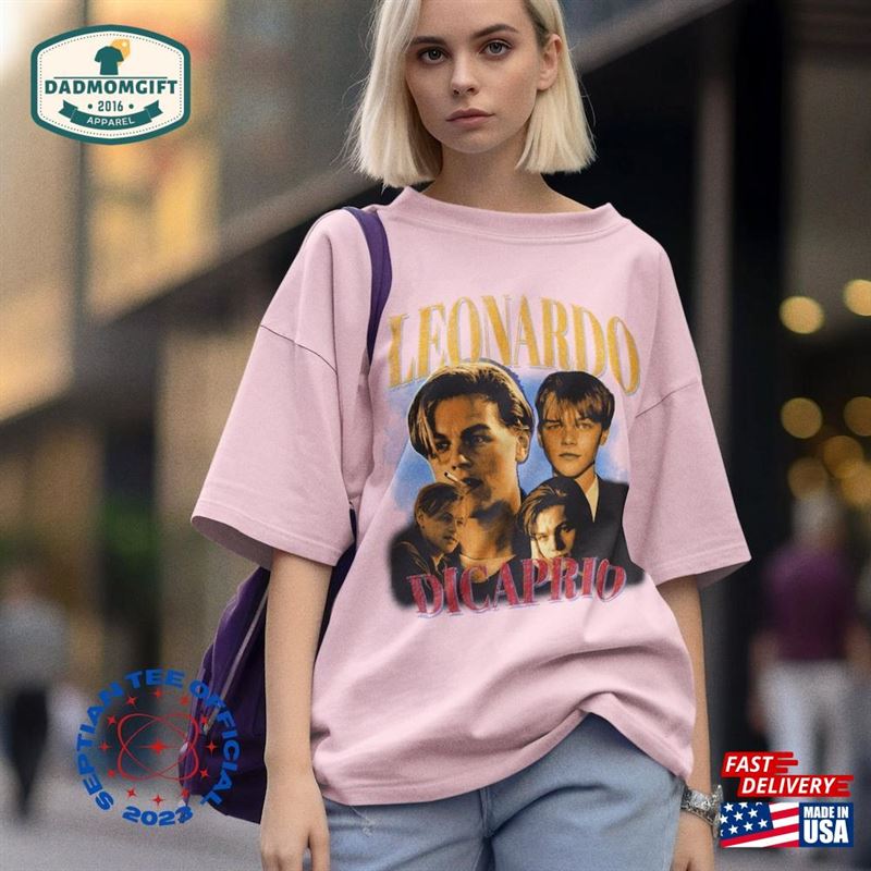 Limited Leonardo Dicaprio Shirt Retro Fans Gift Sweatshirt Hoodie