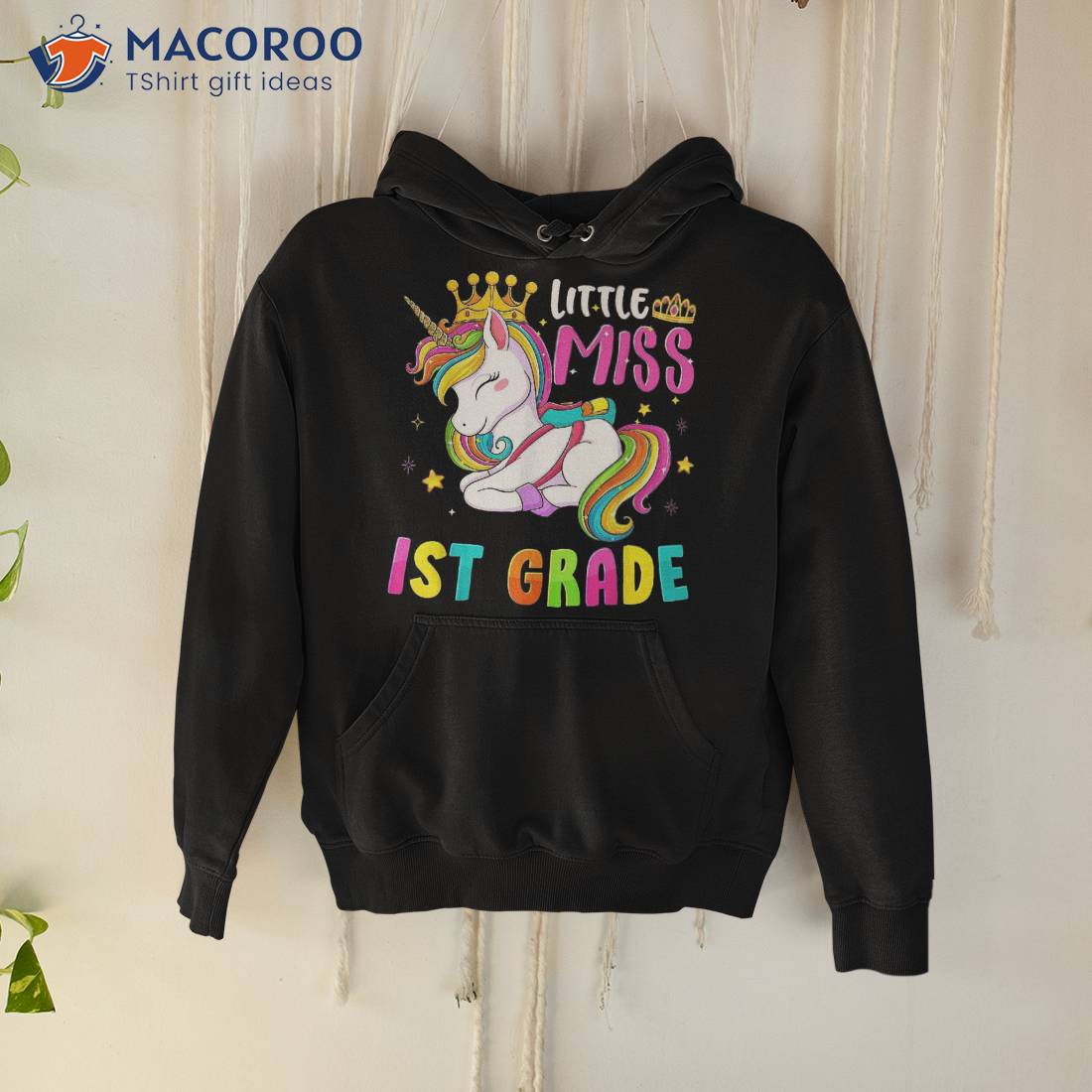 Little Miss 1st Grade Back To School Hello First Girls Shirt