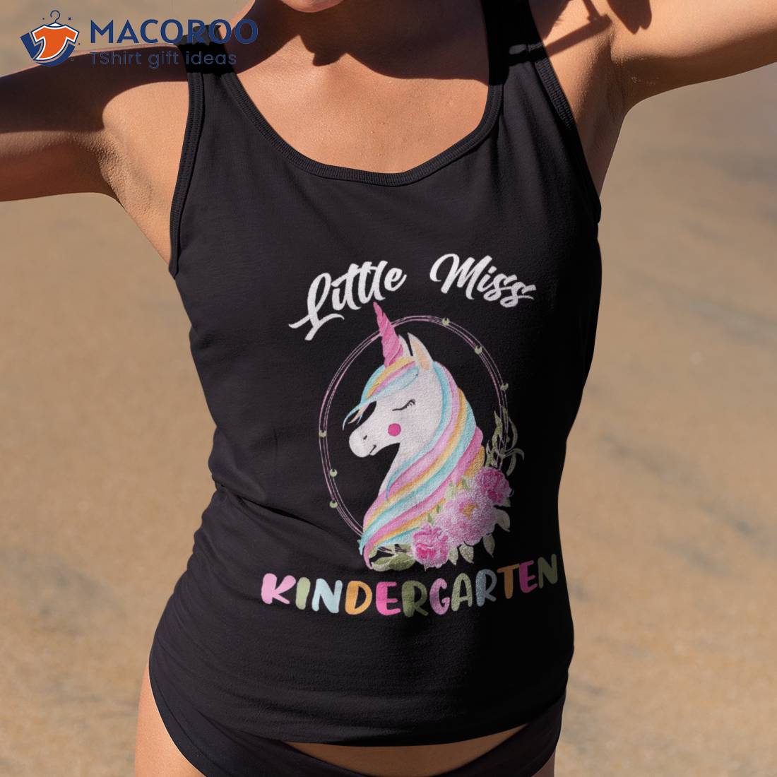 Little Miss Kindergarten Unicorn Back To School Here I Come Shirt