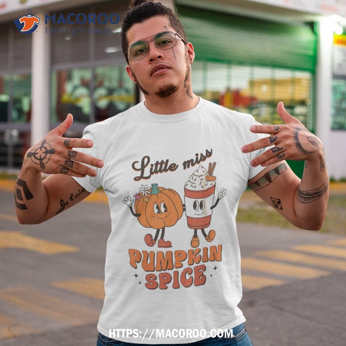 Little Miss Pumpkin Spice Cute Fall Thanksgiving Shirt