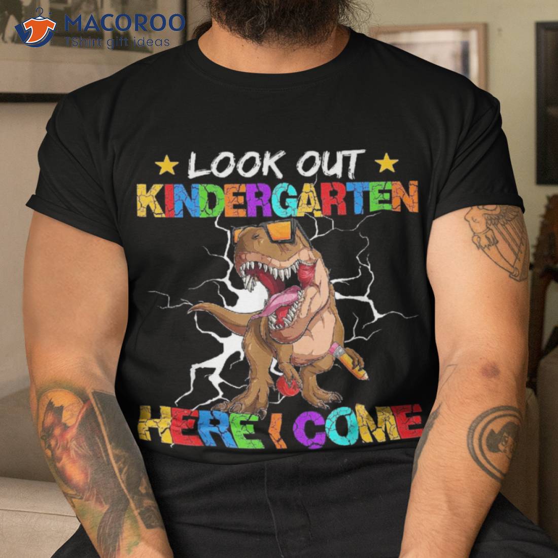 Look Out Kindergarten Here I Come Back To School Shirt