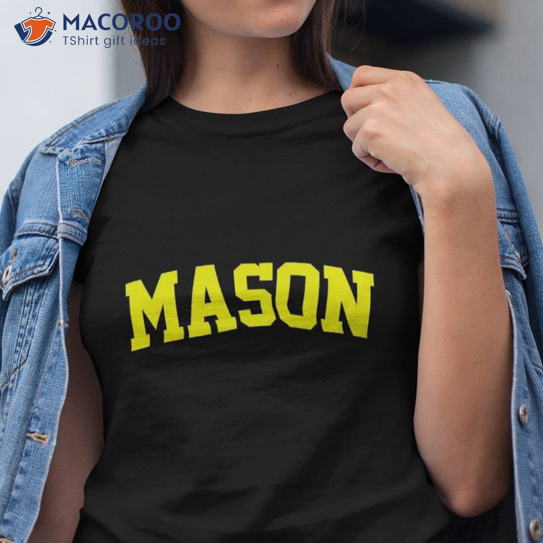 Mason Arch Vintage Retro College Athletic Sports Shirt