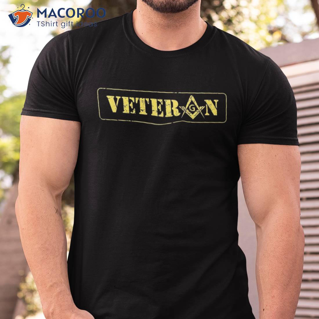 Masonic Military Veteran Square & Compass Freemason Shirt