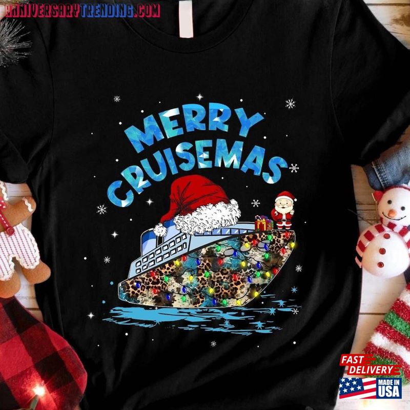 Merry Cruisemas Shirt Christmas Cruise Xmas Squad T-Shirt Unisex