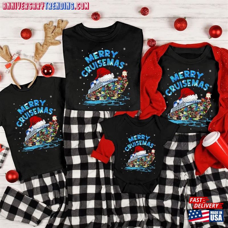 Merry Cruisemas Shirt Christmas Cruise Xmas Squad T-Shirt Unisex