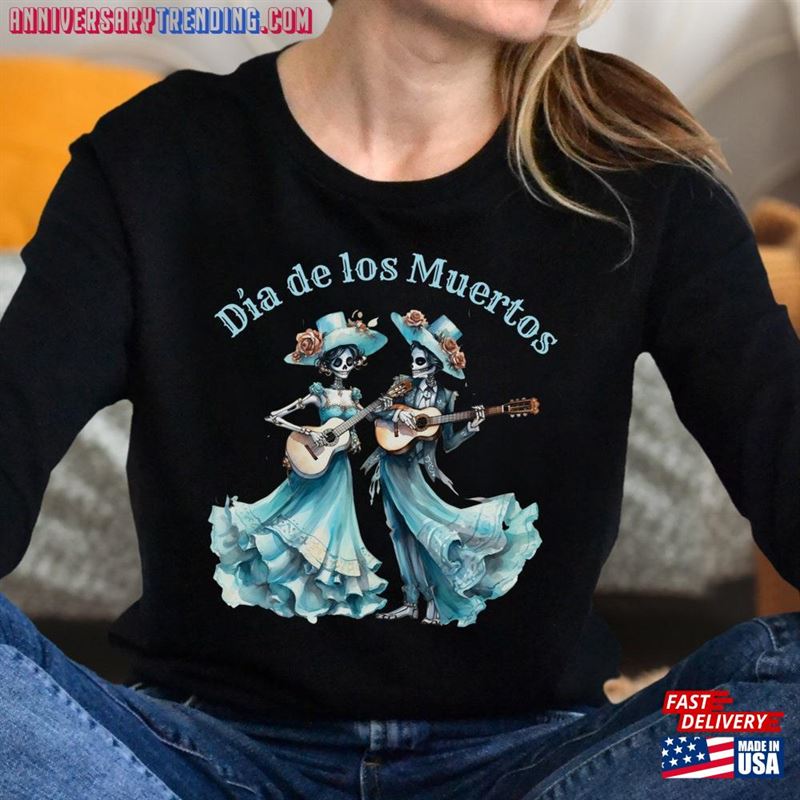 Mexican Dia De Los Muertos T-Shirt Day Of The Dead Skeleton Shirt Hoodie