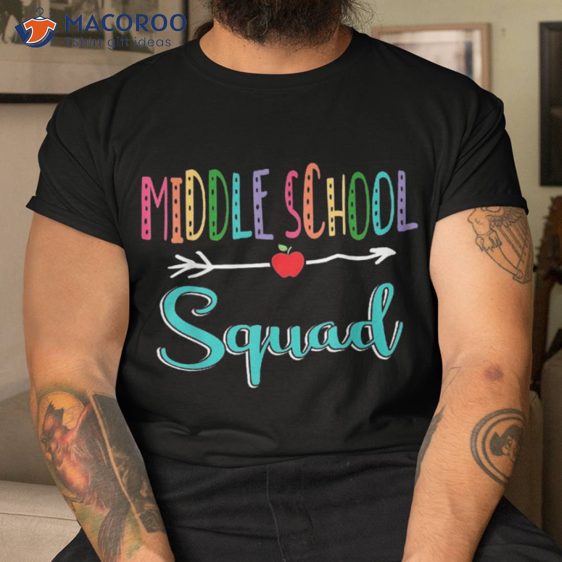 Middle School Squad Teacher Back To Shirt