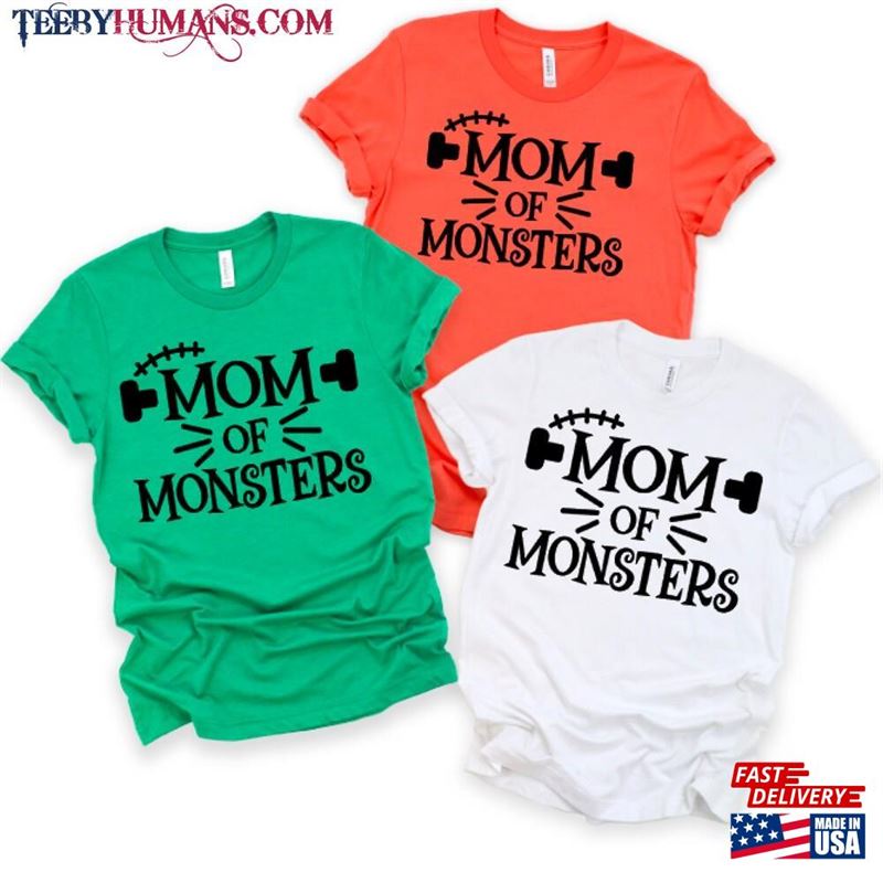 Mom Of Monsters Shirt Halloween Funny Sweatshirt T-Shirt