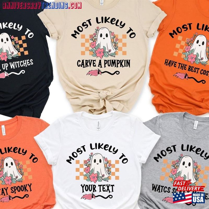 Most Likely To Halloween Shirt Family Matching Sweatshirt Unisex