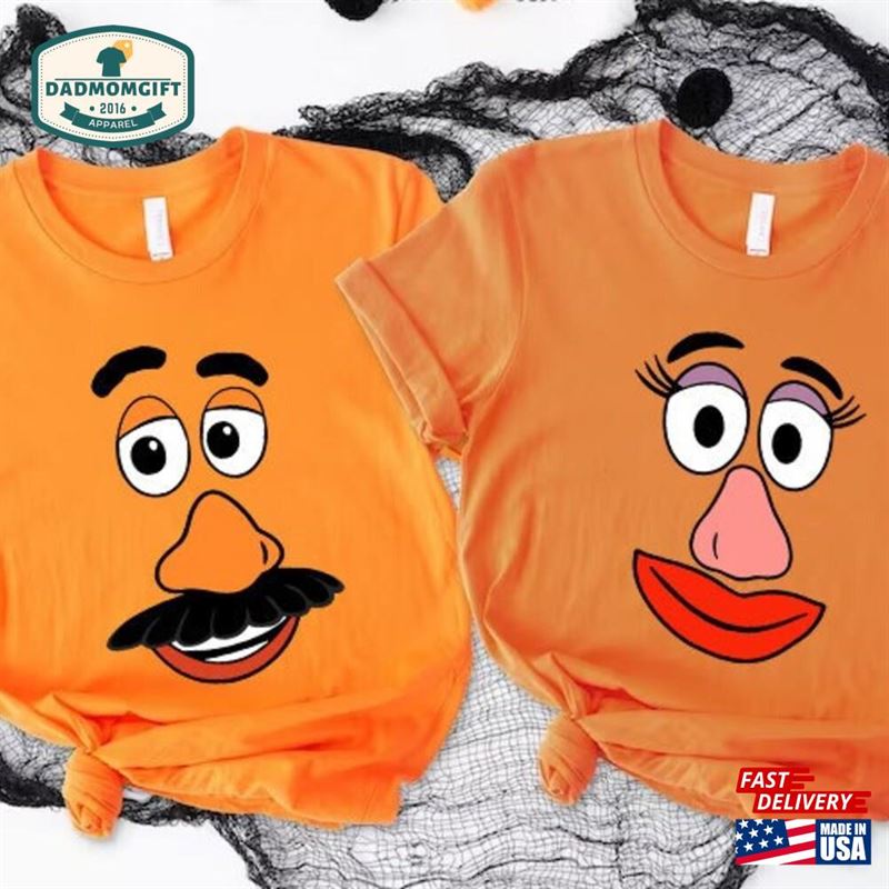 Mr Potato And Ms Head Shirts Matching Couples Shirt Custom Couple Hoodie Sweatshirt