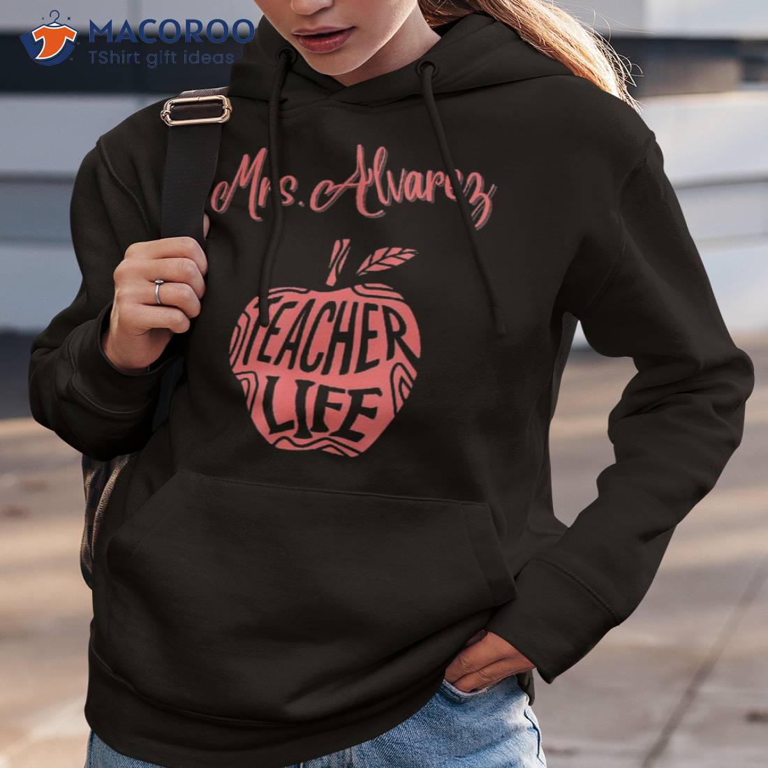 Mrs. Alvarez Cute School Teacher Apple Proud Best Day Life Shirt