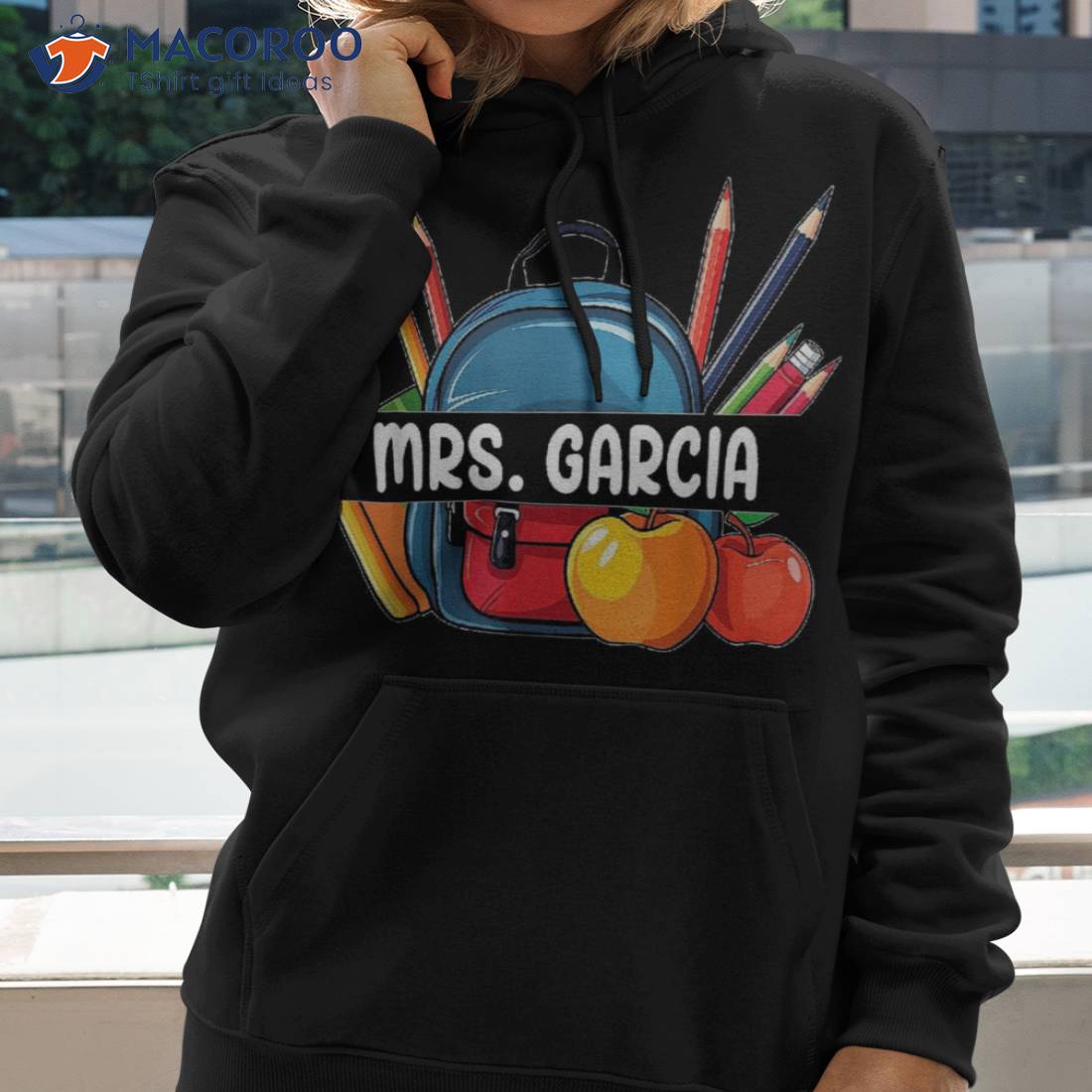 Mrs. Garcia Personalized Name Back To School Teacher Shirt