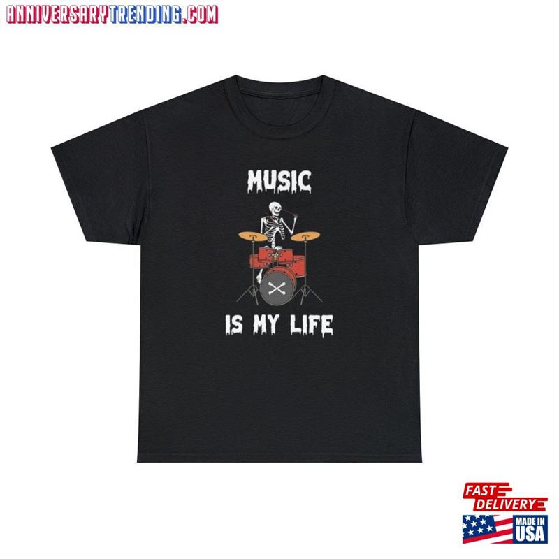 Music Is My Lifeunisex Heavy Cotton Tee Halloween 2023 Classic T-Shirt