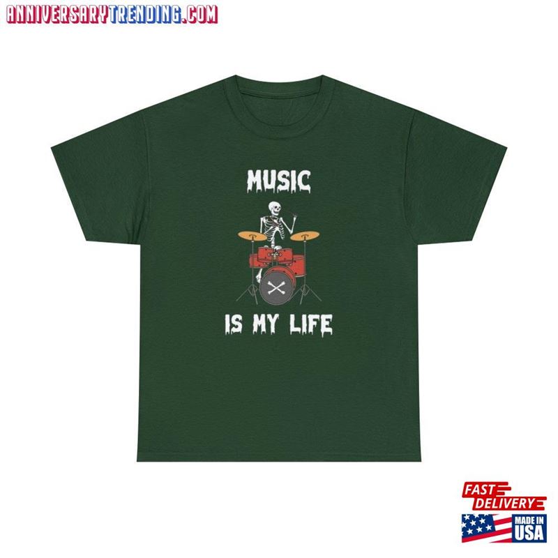 Music Is My Lifeunisex Heavy Cotton Tee Halloween 2023 Classic T-Shirt