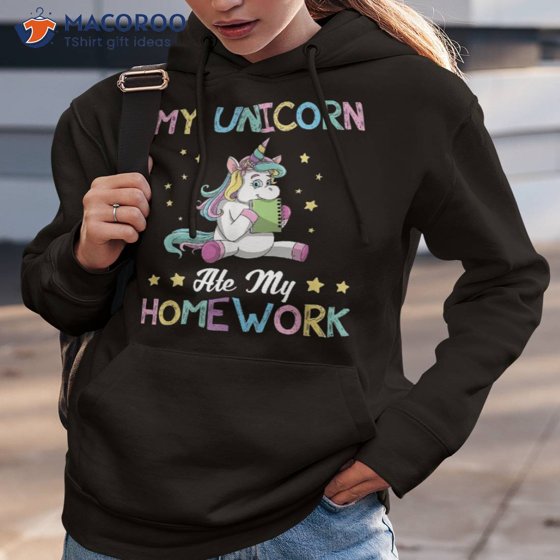 My Unicorn Ate Homework Back To School Gift Shirt My Unicorn Ate Homework Back To School Gift Shirt