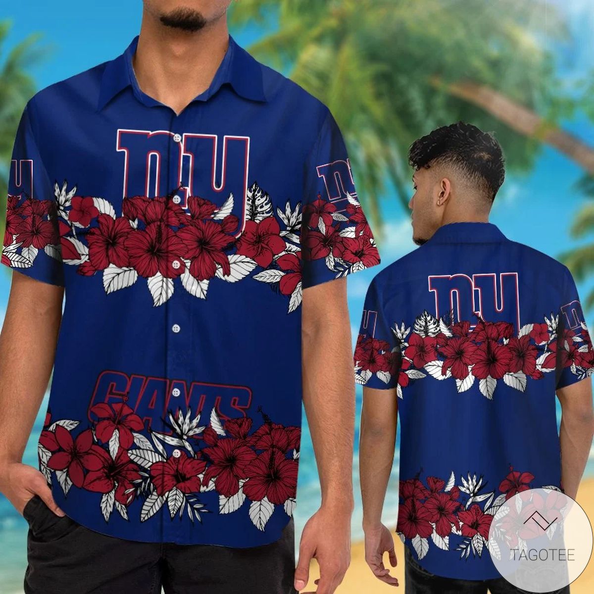 New York Giants Hawaiian Shirt