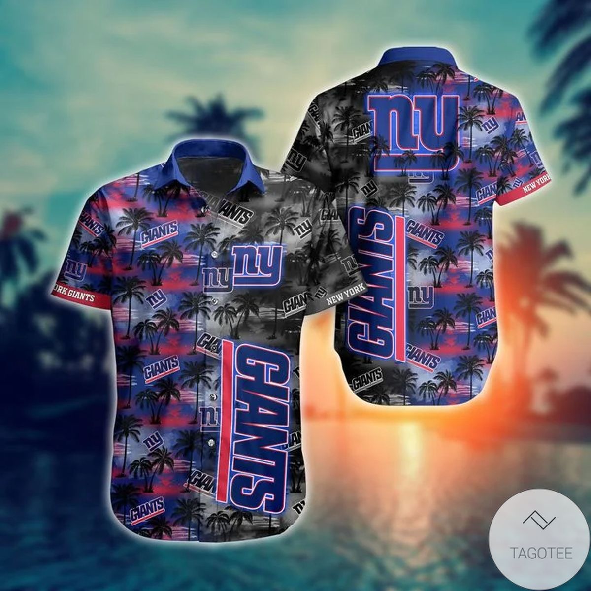 New York Giants Nfl Hawaiian Shirt