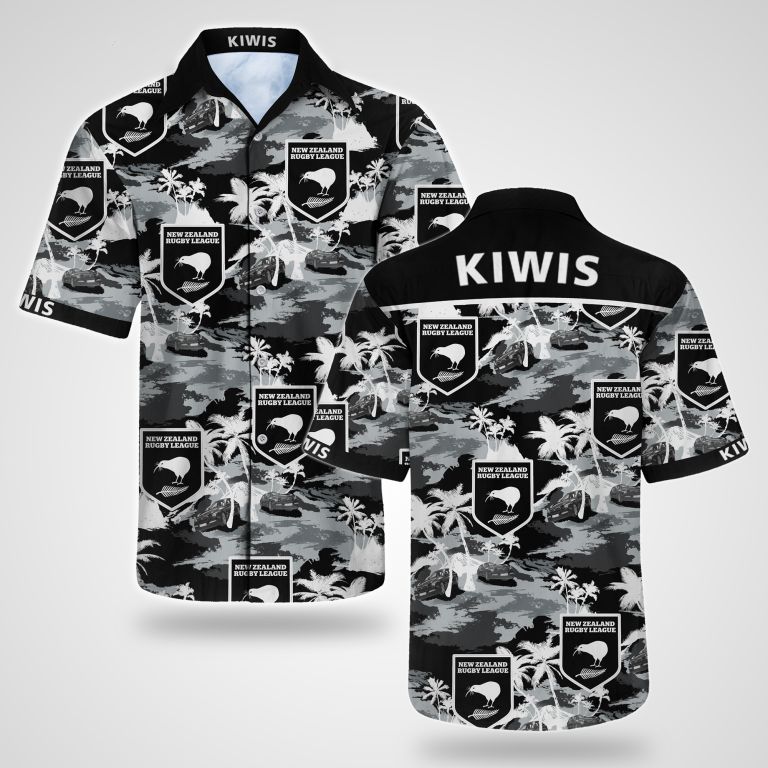 New Zealand National Rugby Hawaiian Shirt Summer Button Up