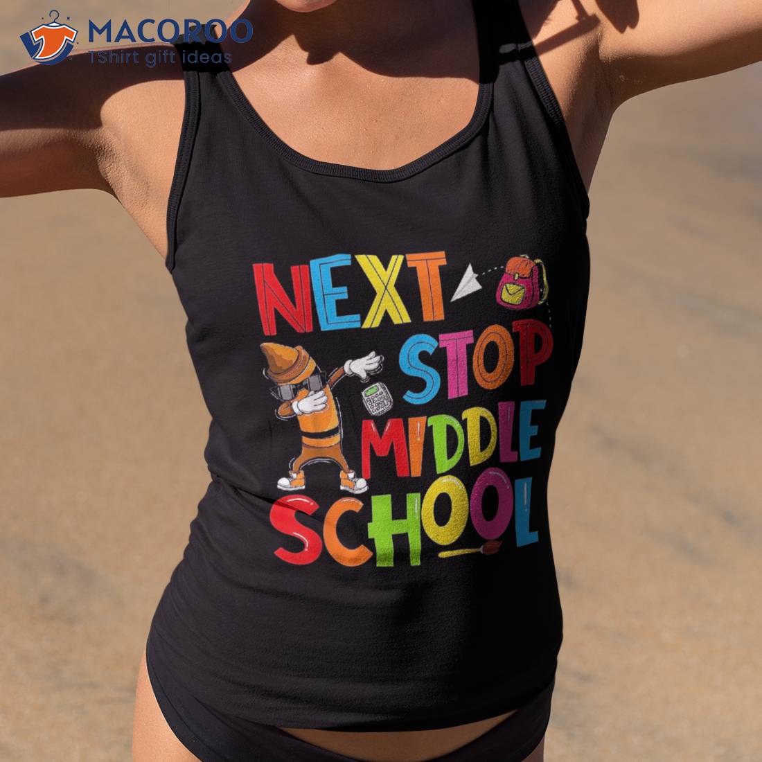 Next Stop Middle School Graduation Back To Boys Kids Shirt