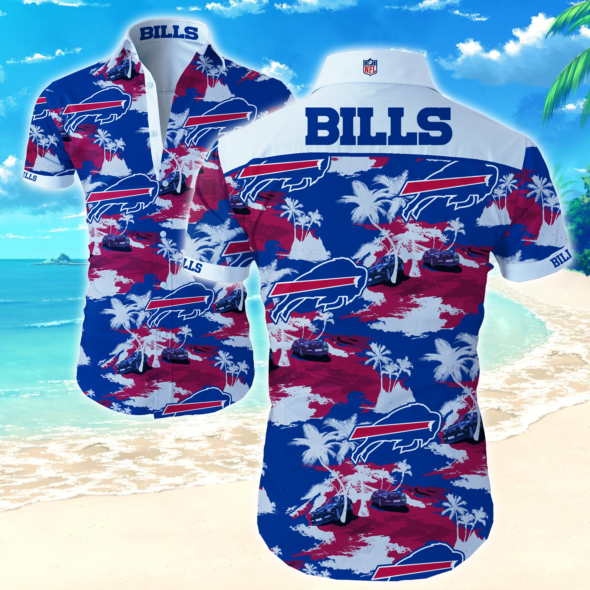 Nfl Buffalo Bills Hawaiian Shirt Summer Button Up