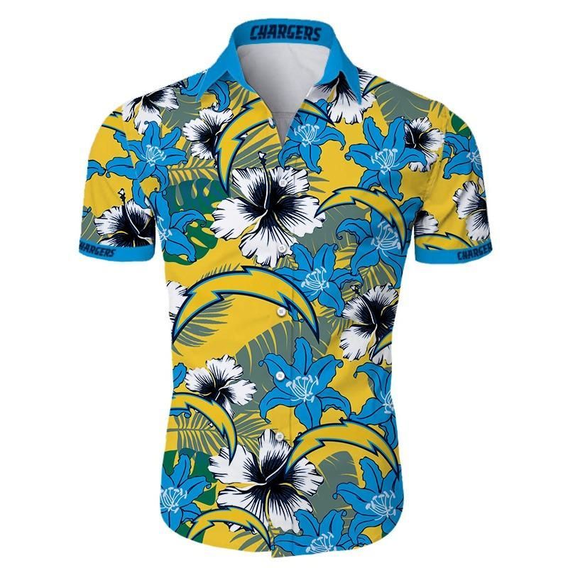 Nfl Los Angeles Chargers Hawaiian Shirt Summer Button Up