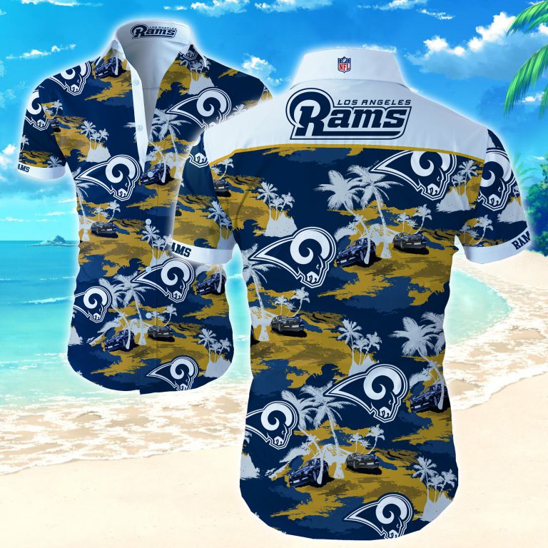 Nfl Los Angeles Rams Hawaiian Shirt Summer Button Up