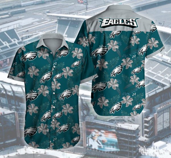 Nfl Philadelphia Eagles Hawaiian Shirt Summer Button Up