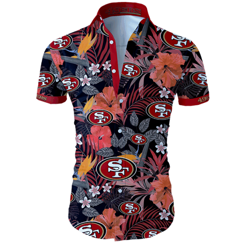 Nfl San Francisco 49Ers Hawaiian Shirt Summer Button Up