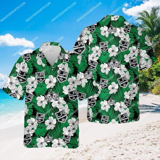 Nhl Los Angeles Kings Team All Over Print Hawaiian Shirt