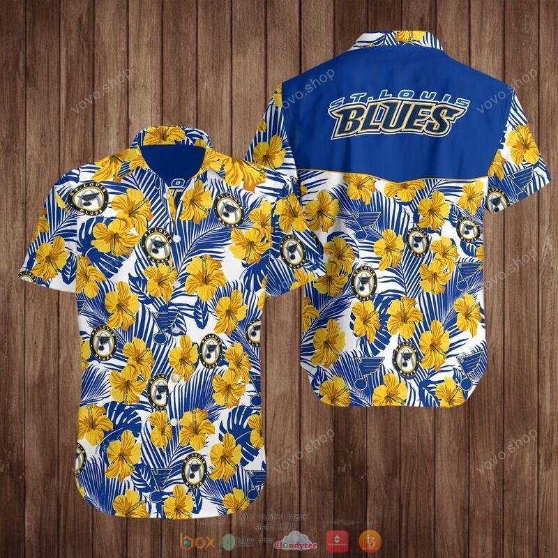 Nhl St. Louis Blues Hawaiian Shirt