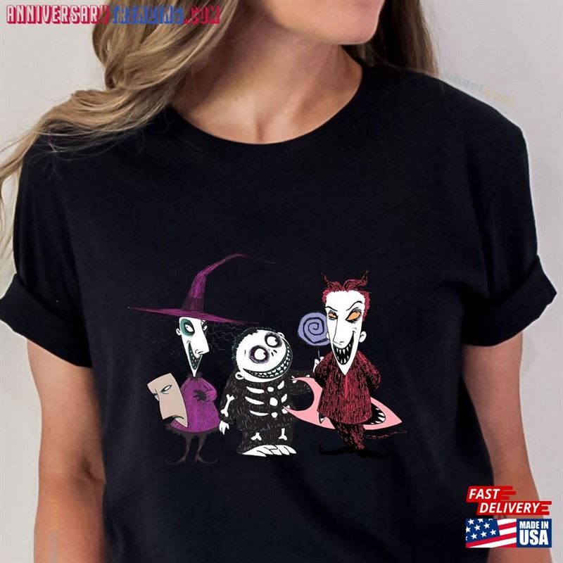 Nightmare Before Christmas Shirt Lock Shock Barrel Ready To Oogie With Boogie Halloween Shirts Hoodie Unisex