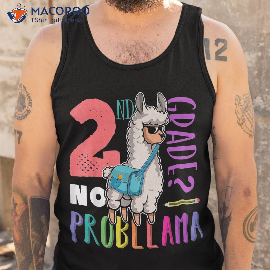 No Prob Llama 2nd Grade Back To School Girl Shirt No Prob Llama 2nd Grade Back To School Girl Shirt
