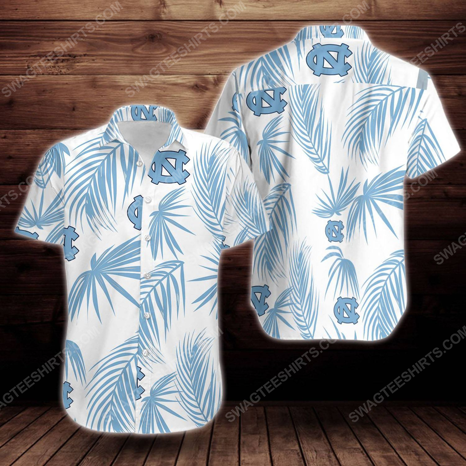 North Carolina Tar Heels Short Sleeve Hawaiian Shirt