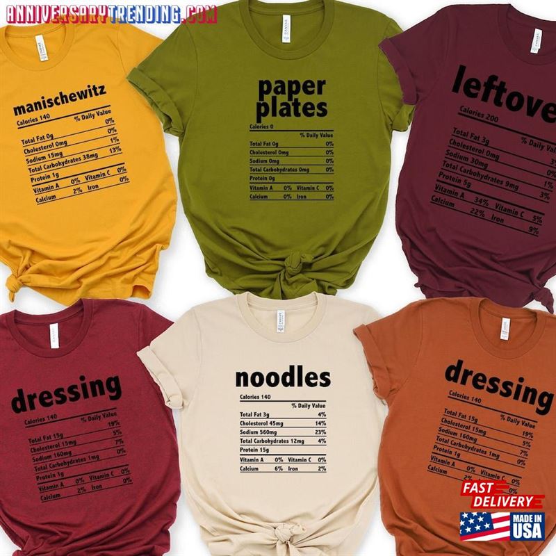 Nutrition Thanksgiving Dressing Shirt Classic T-Shirt