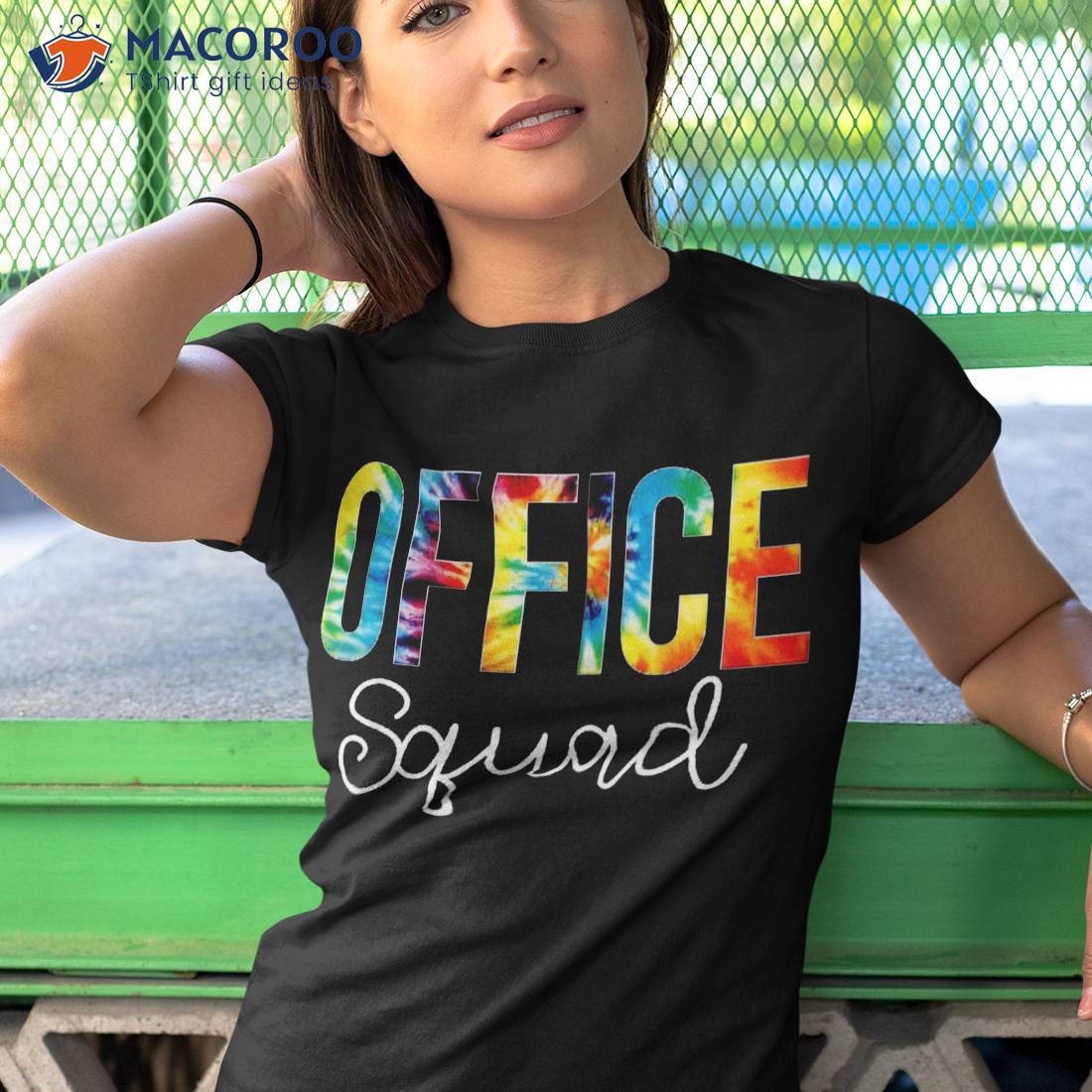 Office Squad Tie Dye Appreciation Day Hello Back To School Shirt