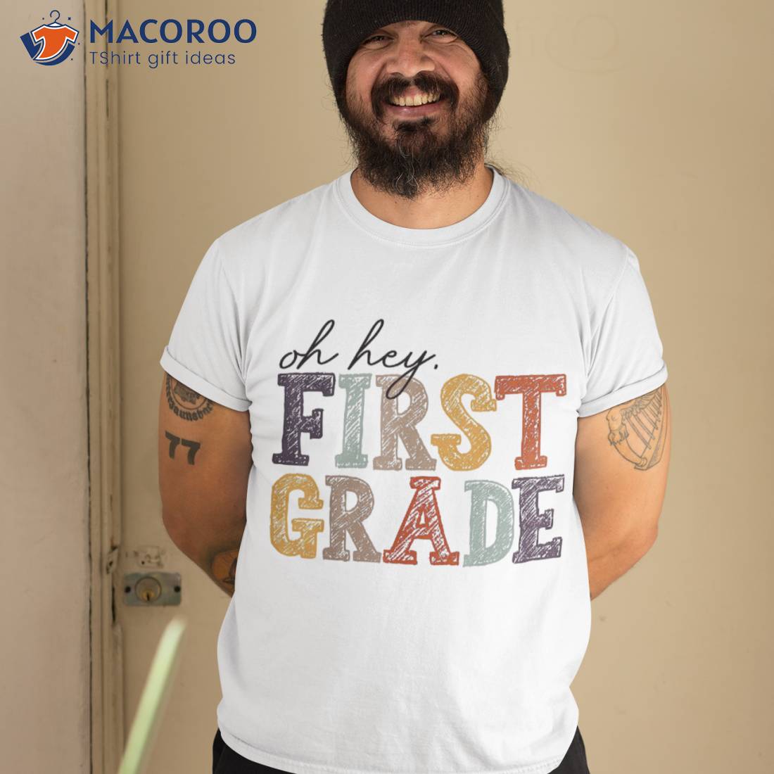 Oh Hey First Grade Back To School Teachers 1st Kids Shirt