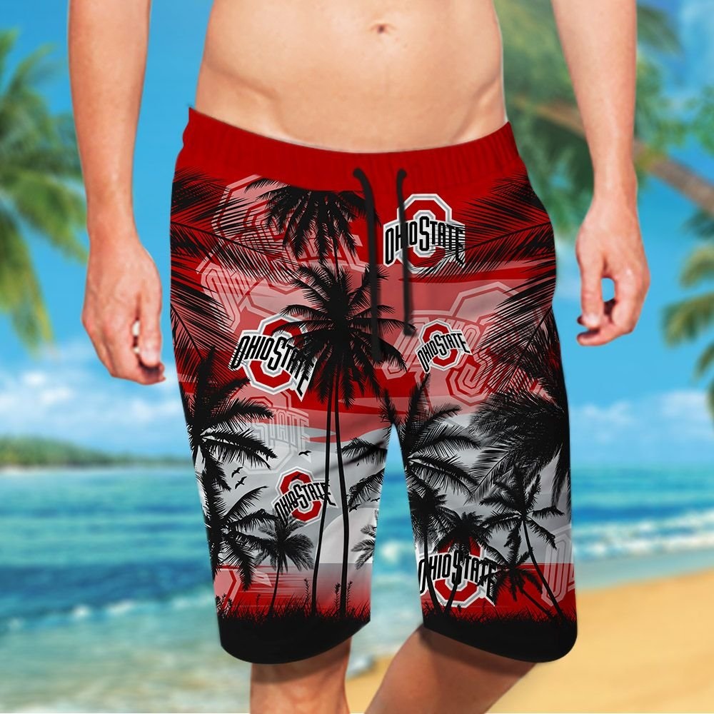 Ohio State Buckeyes Tropical Hawaiian Shirt