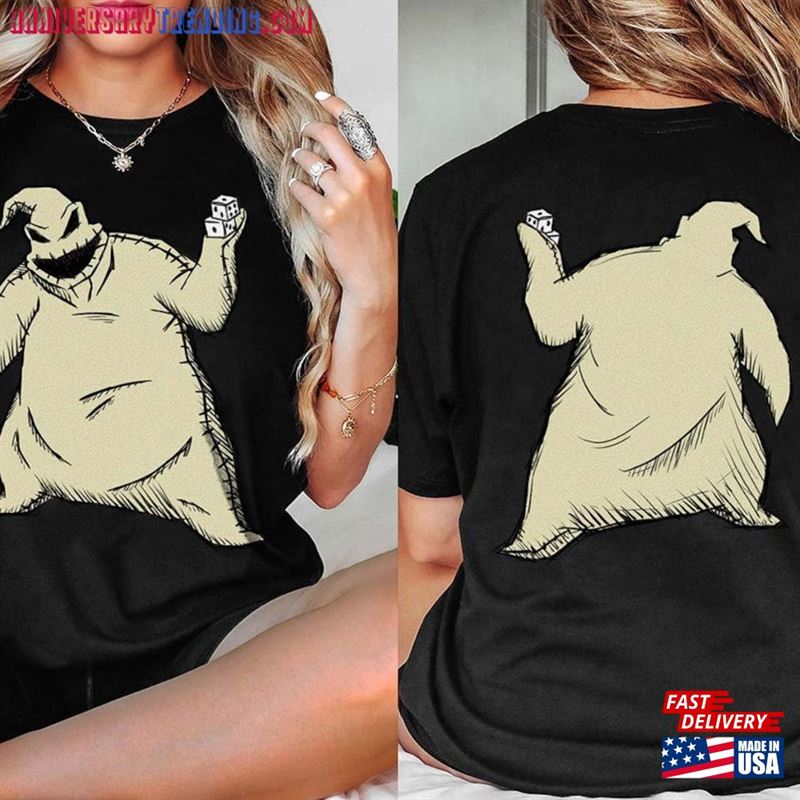 Oogie Boogie Costume Ready To With Nightmare Christmas Comfort Color T-Shirt Hoodie