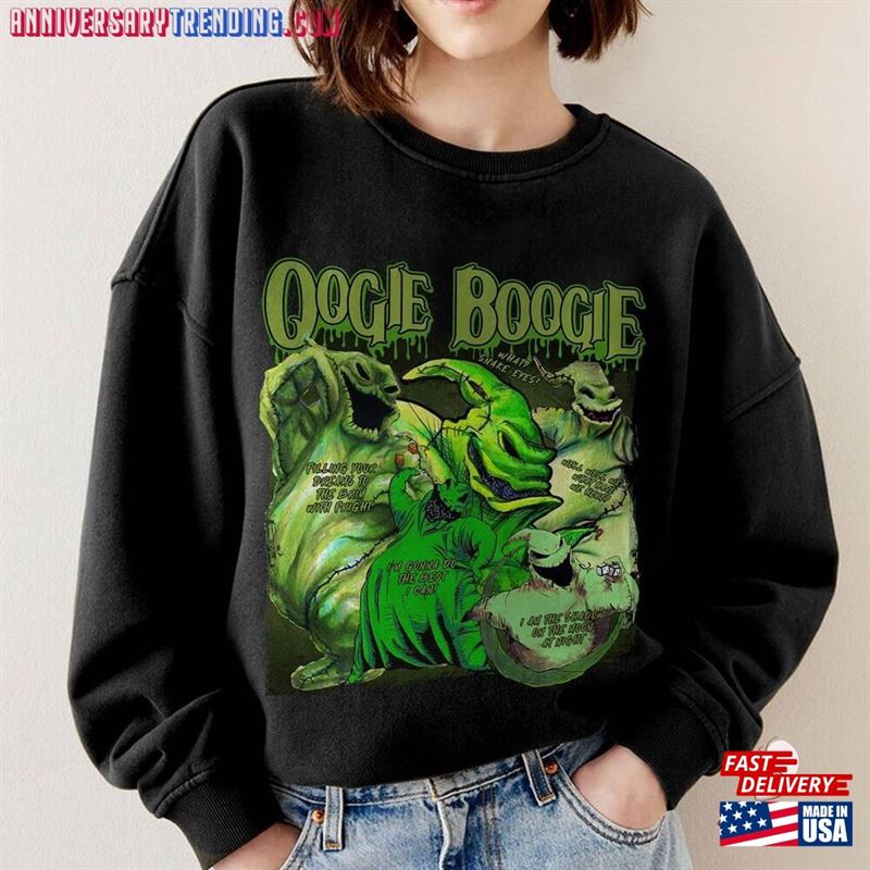 Oogie Boogie Shirt The Nightmare Before Christmas Tee Halloween Sweatshirt Unisex