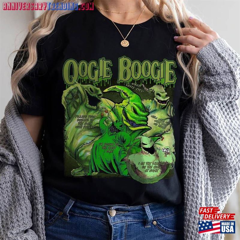 Oogie Boogie Shirt The Nightmare Before Christmas Tee Halloween T-Shirt Hoodie