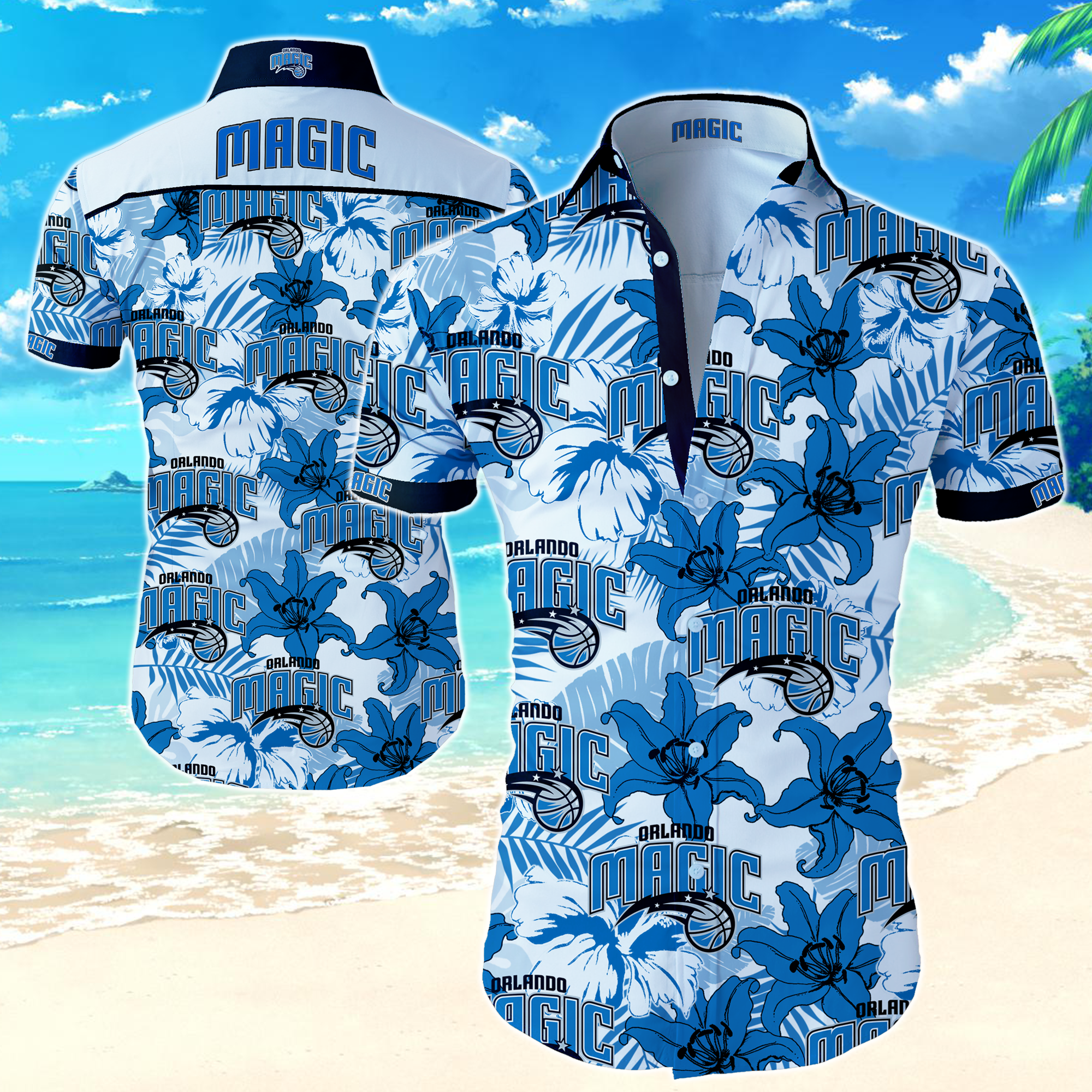 Orlando Magic Hawaiian Shirt Summer Button Up